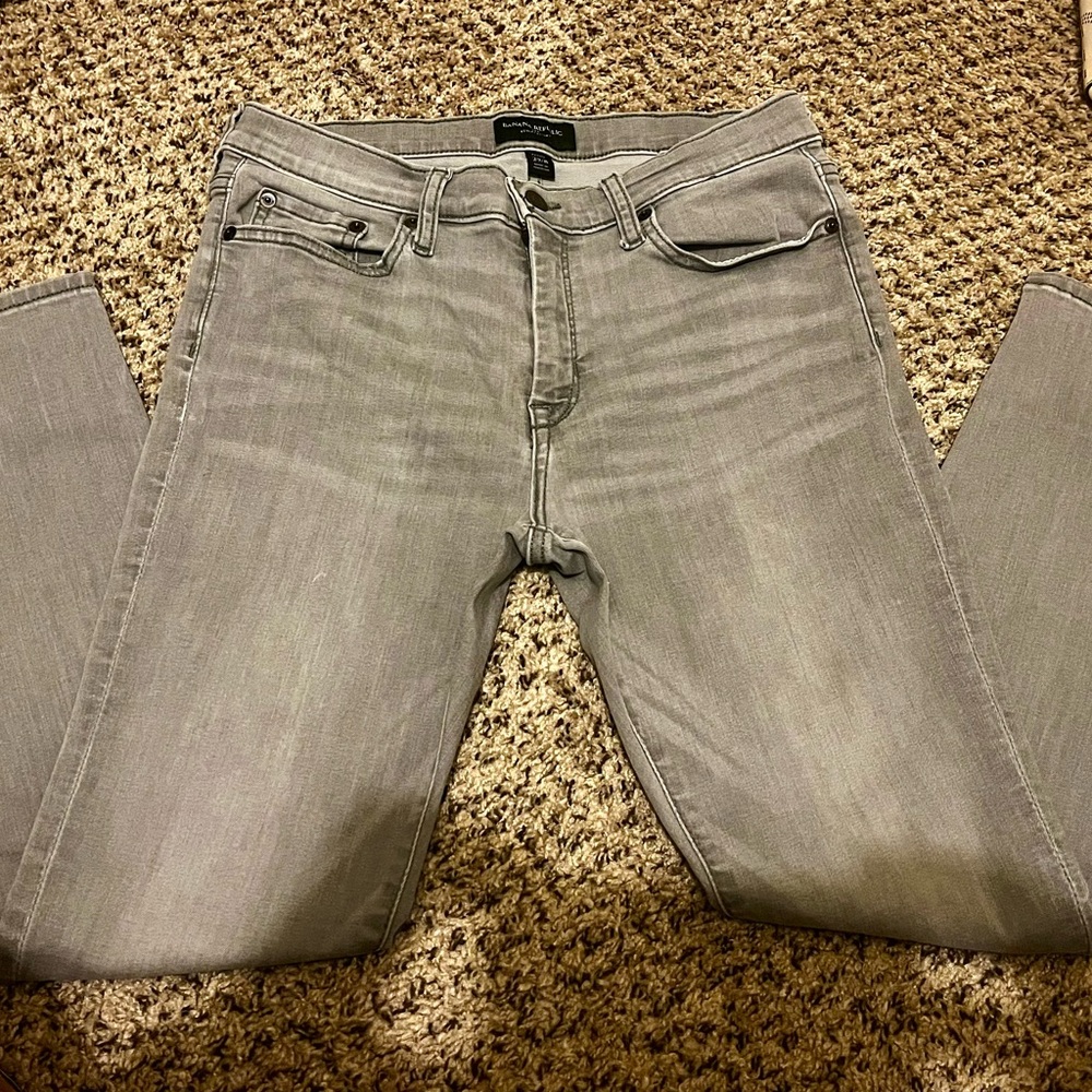 Banana Republic Gray Jeggings Soft Modern Fit